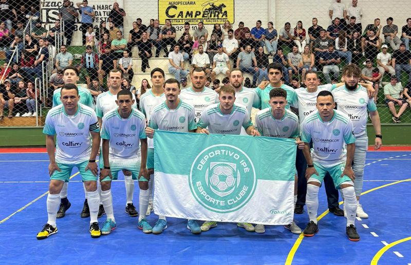 Deportivo Ipê é campeão inédito e invicto do Futsal Adulto de Ipê