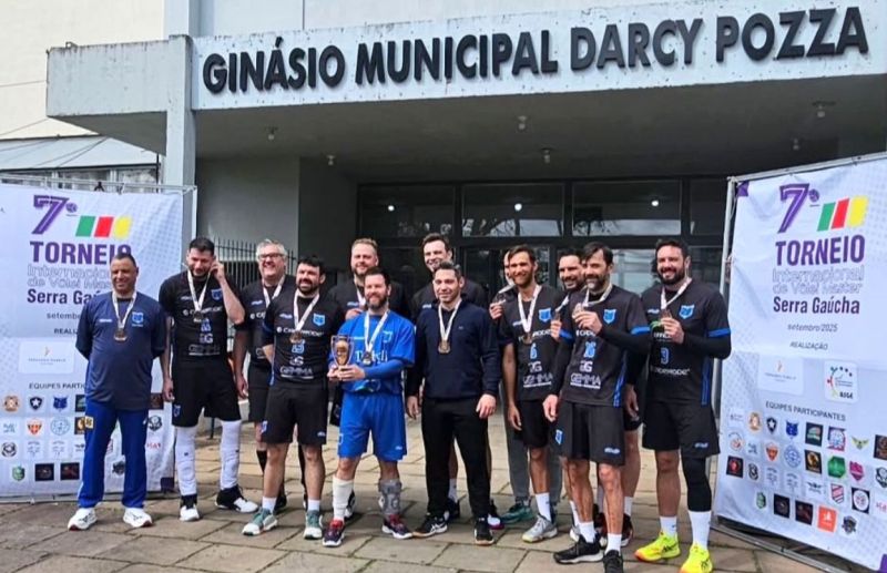 C.E.R Cruzeiro termina em 3º no Torneio Internacional de Vôlei Master da Serra Gaúcha