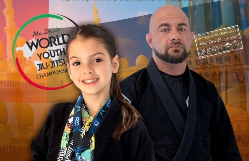 Eloá T. De Borba e André Novello contam com a sua ajuda para disputar o Mundial de Jiu-Jitsu