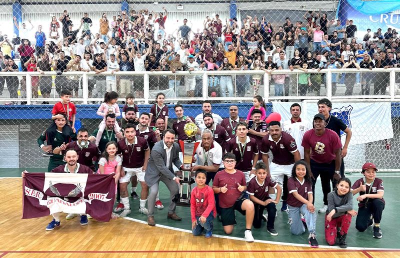 Guadalupe é campeão inédito e invicto do Futsal Série Prata de Flores da Cunha