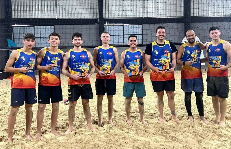 Florenses conquistam pódio no torneio de vôlei de praia em Veranópolis